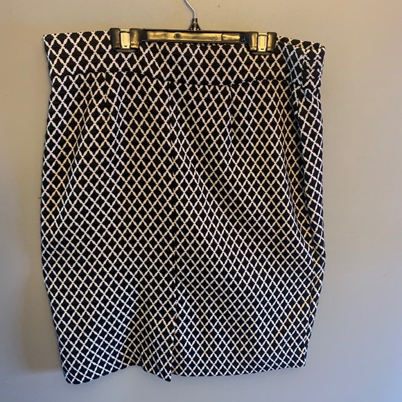 Navy and white pencil skirt Sz lrg - Picture 2 of 5